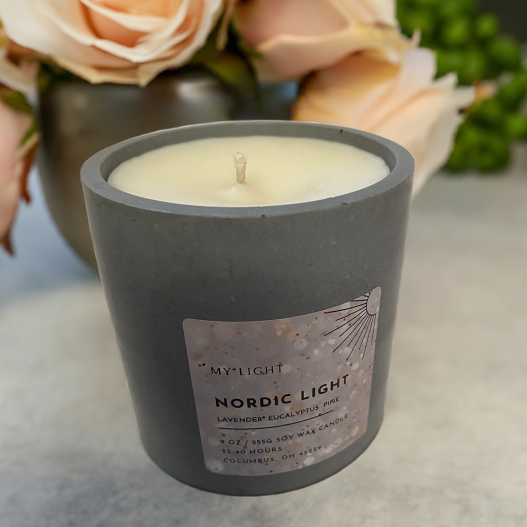 Nordic Light Soy Wax Scented Candle – 9oz (255g)